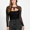 Eco Lauryn top met strik en mesh Eco Lauryn top met strik en mesh