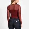 Eco Lauryn top met strik en mesh Eco Lauryn top met strik en mesh