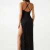 Eco Lea Maxi-chemise met kanten rand
