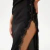 Eco Lea Maxi-chemise met kanten rand