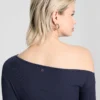 Eco Leiza off-shoulder jurk Eco Leiza off-shoulder jurk