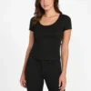 Eco Lena geribbelde top