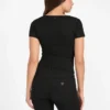 Eco Lena geribbelde top