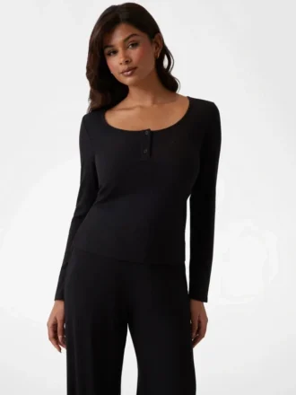 Eco Lia Henley-T-shirt