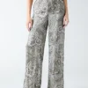 Eco Loredana broek met print Eco Loredana broek met print