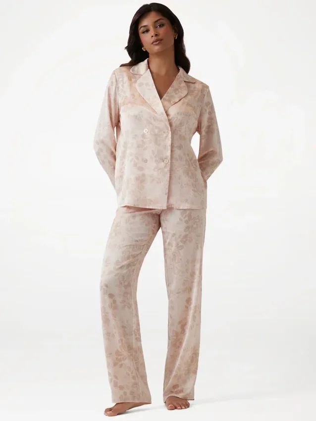 Eco Louise pyjamaset met bloemenprint Eco Louise pyjamaset met bloemenprint