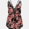 Eco Louise Romper met bloemenkant Eco Louise Romper met bloemenkant