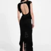 Eco Luisa maxi-jurk met franjes