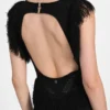 Eco Luisa maxi-jurk met franjes