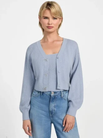 Eco Lyla vest met strik