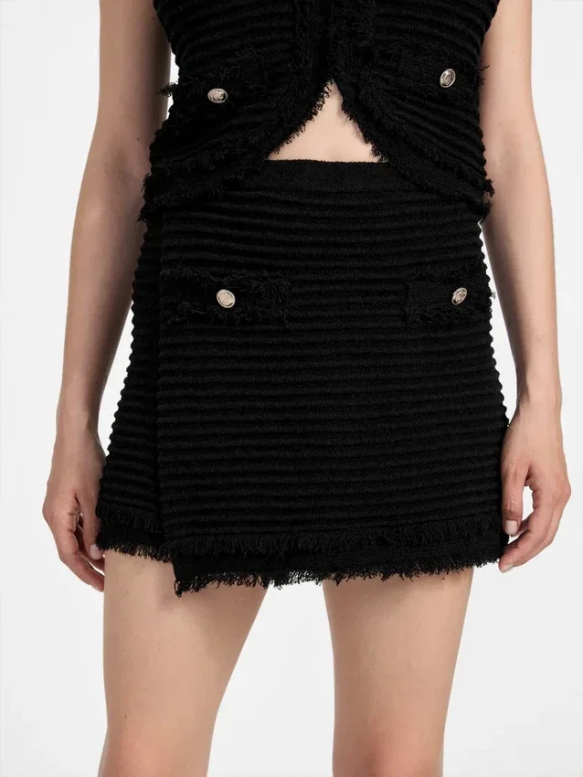 Eco Malina Ottoman Bouclé-skort Eco Malina Ottoman Bouclé-skort
