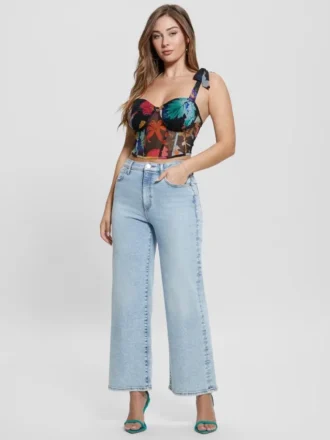 Eco Margot mesh-corset top
