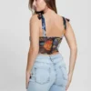 Eco Margot mesh-corset top Eco Margot mesh-corset top