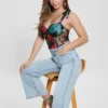 Eco Margot mesh-corset top Eco Margot mesh-corset top
