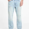 Eco Mason distressed rechte Jeans