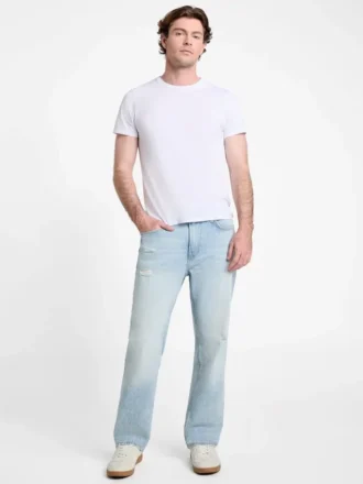 Eco Mason distressed rechte Jeans