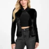 Eco Mila vest met rits en imitatiebont