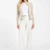 Eco Mila vest met rits en imitatiebont
