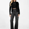 Eco Mila vest met rits en imitatiebont