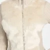 Eco Mila vest met rits en imitatiebont