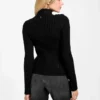 Eco Mila vest met rits en imitatiebont