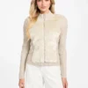 Eco Mila vest met rits en imitatiebont