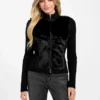 Eco Mila vest met rits en imitatiebont