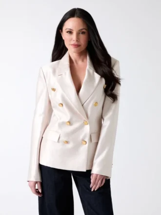 Eco Milla Blazer met dubbele rij knopen