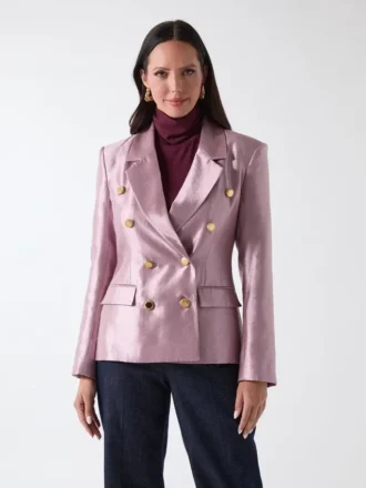 Eco Milla Blazer met dubbele rij knopen