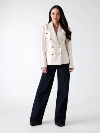 Eco Milla Blazer met dubbele rij knopen