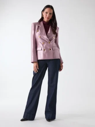 Eco Milla Blazer met dubbele rij knopen