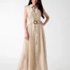 Eco Mindy geborduurde maxi-shirtjurk Eco Mindy geborduurde maxi-shirtjurk