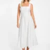 Eco Mindy geborduurde midi-jurk Eco Mindy geborduurde midi-jurk