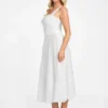 Eco Mindy geborduurde midi-jurk Eco Mindy geborduurde midi-jurk