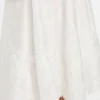 Eco Mindy geborduurde midi-jurk Eco Mindy geborduurde midi-jurk