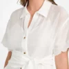 Eco Mindy geborduurde mini-jurk