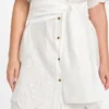 Eco Mindy geborduurde mini-jurk
