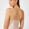 Eco Mini Feather Slip Dress
