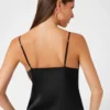 Eco Mini Feather Slip Dress