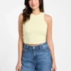 Eco Minka Racerback geribde tanktop