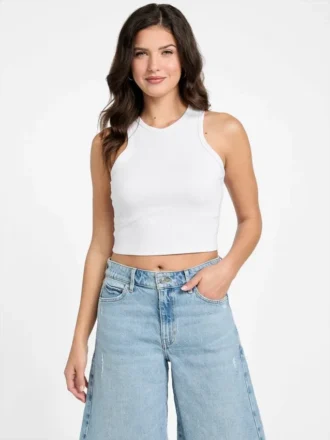 Eco Minka Racerback geribde tanktop Eco Minka Racerback geribde tanktop