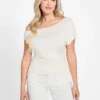 Eco Miraya off-shoulder top