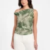 Eco Mirin top met schouderloze halslijn