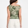 Eco Mirin top met schouderloze halslijn