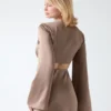 Eco Monica top met strik aan de voorkant Eco Monica top met strik aan de voorkant