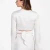Eco Monica top met strik aan de voorkant Eco Monica top met strik aan de voorkant
