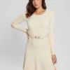 Eco Paige geplooide truienjurk