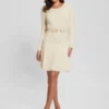 Eco Paige geplooide truienjurk