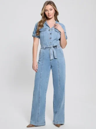Eco Parker denim jumpsuit