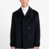 Eco peacoat met dubbele knoopsluiting van wolmix Eco peacoat met dubbele knoopsluiting van wolmix